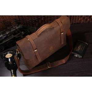Мужской кожаный портфель TIDING BAG 7082R