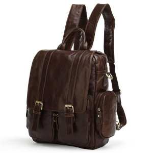 Рюкзак кожаный TIDING BAG 7123C