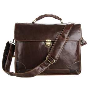 Кожаный портфель TIDING BAG 7091C