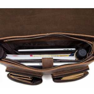 Мужской кожаный портфель BEXHILL BX1061B