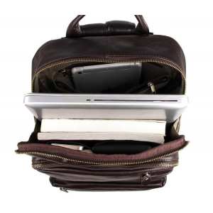 Рюкзак кожаный TIDING BAG 7313Q