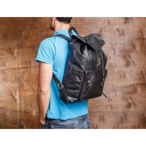 Рюкзак кожаный Tiding Bag G8894A