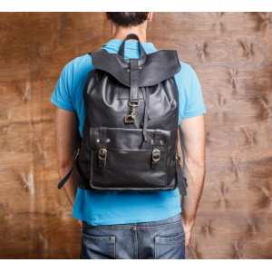 Рюкзак кожаный Tiding Bag G8894A