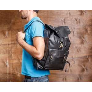 Рюкзак кожаный Tiding Bag G8894A