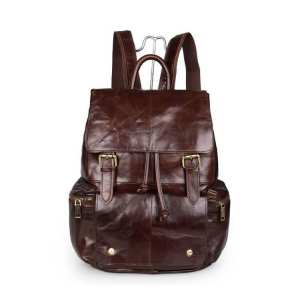 Рюкзак кожаный TIDING BAG 7249C