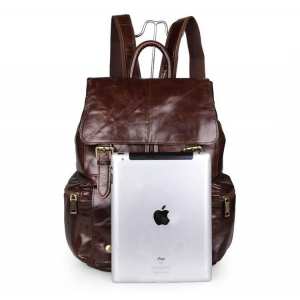 Рюкзак кожаный TIDING BAG 7249C