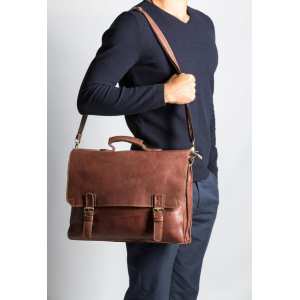 Мужской кожаный портфель TIDING BAG GA2095B Мужской кожаный портфель TIDING BAG GA2095B