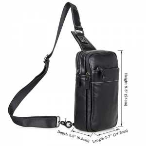 Кожаный рюкзак Tiding Bag 4002A