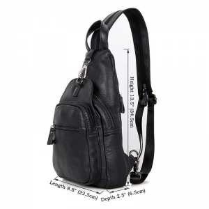 Кожаный рюкзак Tiding Bag 4005A