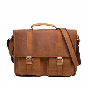 Мужской кожаный портфель TIDING BAG t0001