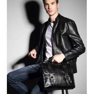 Мужской кожаный портфель TIDING BAG 7101A