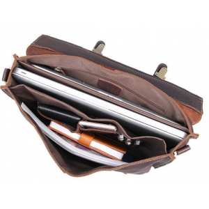 Мужской кожаный портфель TIDING BAG 7090R