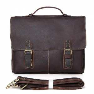 Мужской кожаный портфель TIDING BAG 7090R