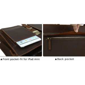 Мужской кожаный портфель TIDING BAG T10315