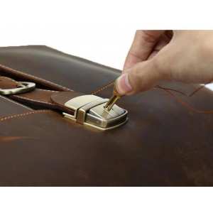 Мужской кожаный портфель TIDING BAG T10315