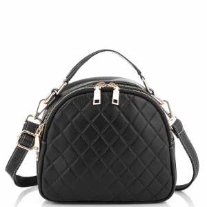 Кожаная черная женская сумка Riche NM20-W323A