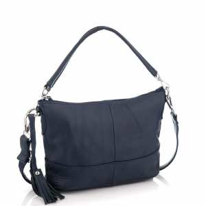 Кожаная женская сумка синяя Riche NM20-W891BL