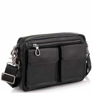Горизонтальна сумка через плече шкіряна Tiding Bag 720A