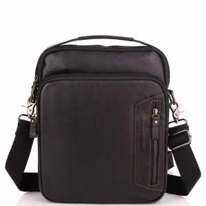 Сумка через плечо мужская черная Allan Marco RR-4098A