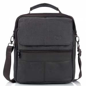 Кожаный мужской мессенджер HD Leather NM24-110C