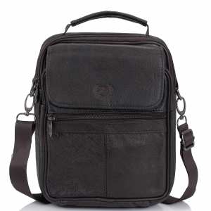 Сумка через плече коричнева HD Leather NM24-221C Сумка через плече коричнева HD Leather NM24-221C