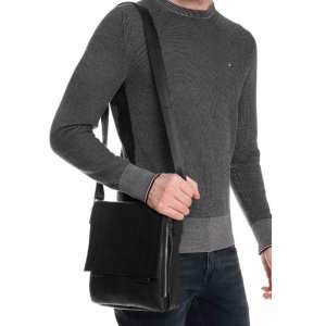 Мессенджер черный мужской Tiding Bag A25F-8877A