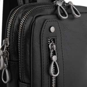 Сумка-слінг чоловіча шкіряна Tiding Bag 9801A