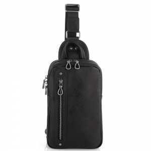 Сумка-слінг чоловіча шкіряна Tiding Bag 9801A