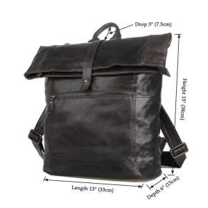 Рюкзак кожаный TIDING BAG 7204J