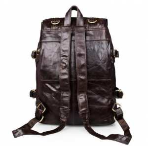 Рюкзак кожаный TIDING BAG 6085C