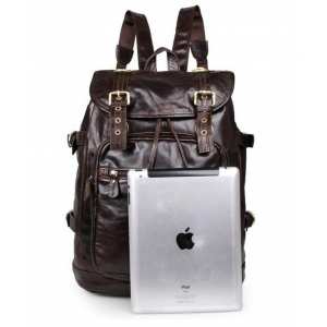 Рюкзак кожаный TIDING BAG 6085C