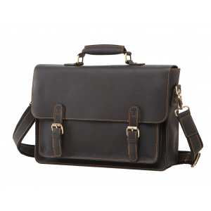 Мужской кожаный портфель TIDING BAG 7205A