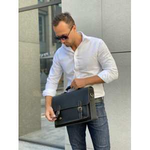 Мужской кожаный портфель TIDING BAG 7205A