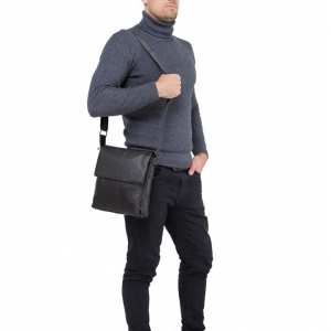 Мужской кожаный мессенджер Tiding Bag A25-8871A