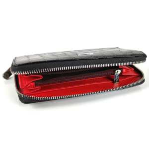 Женский черный клатч на молнии F-CR-CC-1072A