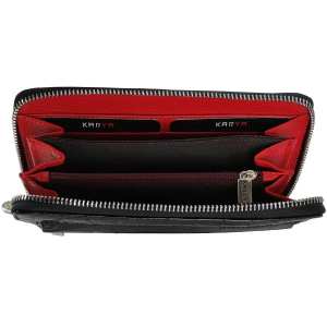 Женский черный клатч на молнии F-CR-CC-1072A