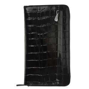 Женский черный клатч на молнии F-CR-CC-1072A