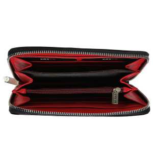 Женский черный клатч на молнии F-CR-CC-1072A