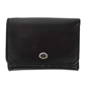 Мужское маленькое классическое портмоне LEATHER ACCESSORIES BST-ST403BA