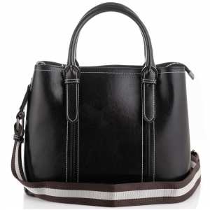 Женская кожаная сумка черная Grays GR3-8501A