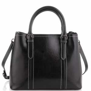 Женская кожаная сумка черная Grays GR3-8501A