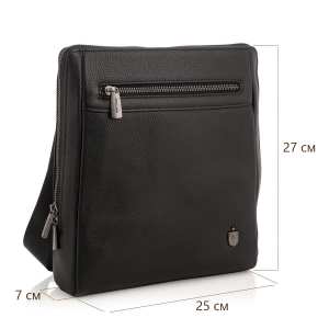 Чоловічий чорний месенджер Royal Bag RB2970081