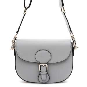 Женская серая полукруглая сумка через плечо Grays F-S-BB-4276G