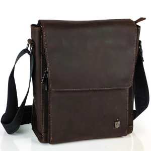 Мужская сумка через плечо из матовой винтажной кожи Royal Bag RB-V-JD4-7055C