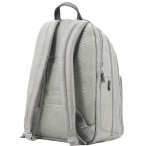 Кожаный рюкзак серый с отделением для ноутбука Piqvadro CA1813VI_GRB