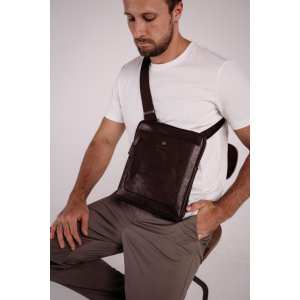 Сумка через плечо мужская кожаная Blamont P7912031C