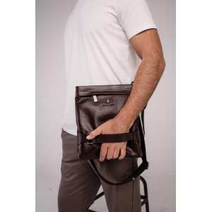 Мужской мессенджер из натуральной кожи Blamont P7870761C