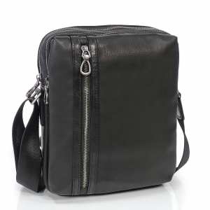 Мужской средний черный мессенджер Tiding Bag S-JMD10-8153A.