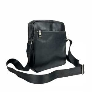 Мужской средний черный мессенджер Tiding Bag S-JMD10-8153A.