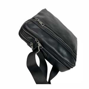Мужской средний черный мессенджер Tiding Bag S-JMD10-8153A.